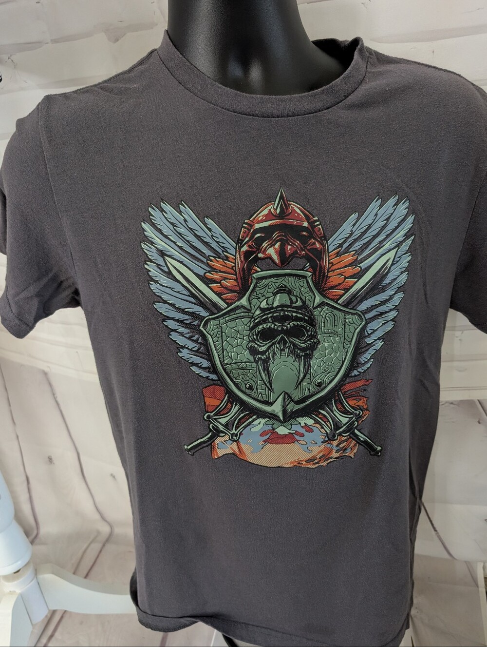Masters Of The Universe Men's Charcoal Graphic T-Shirt